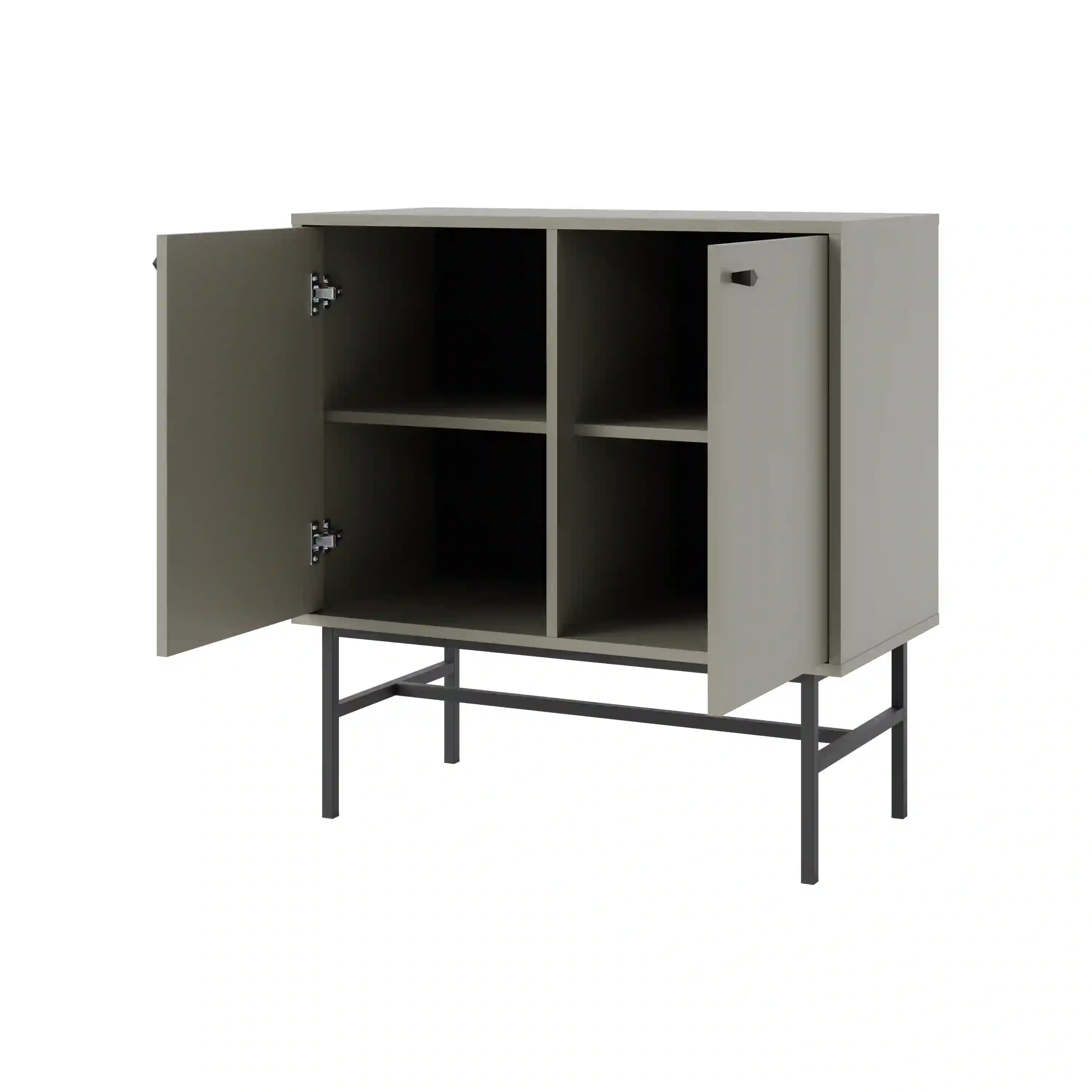 Komoda dwudrzwiowa do salonu Sakai 2F T812 Eukaliptus