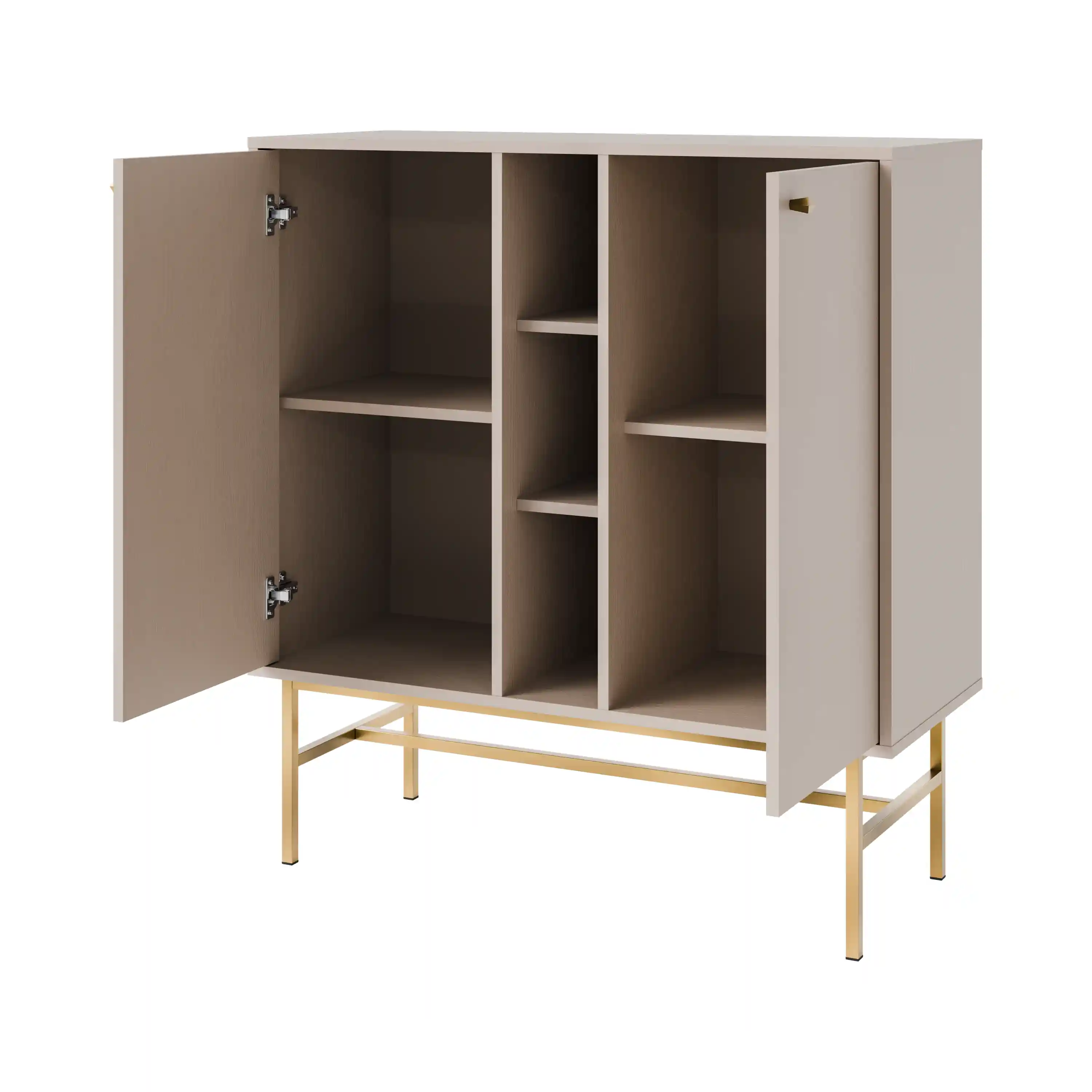Kommode mit Türen Sakai 3-2F T822 Beige