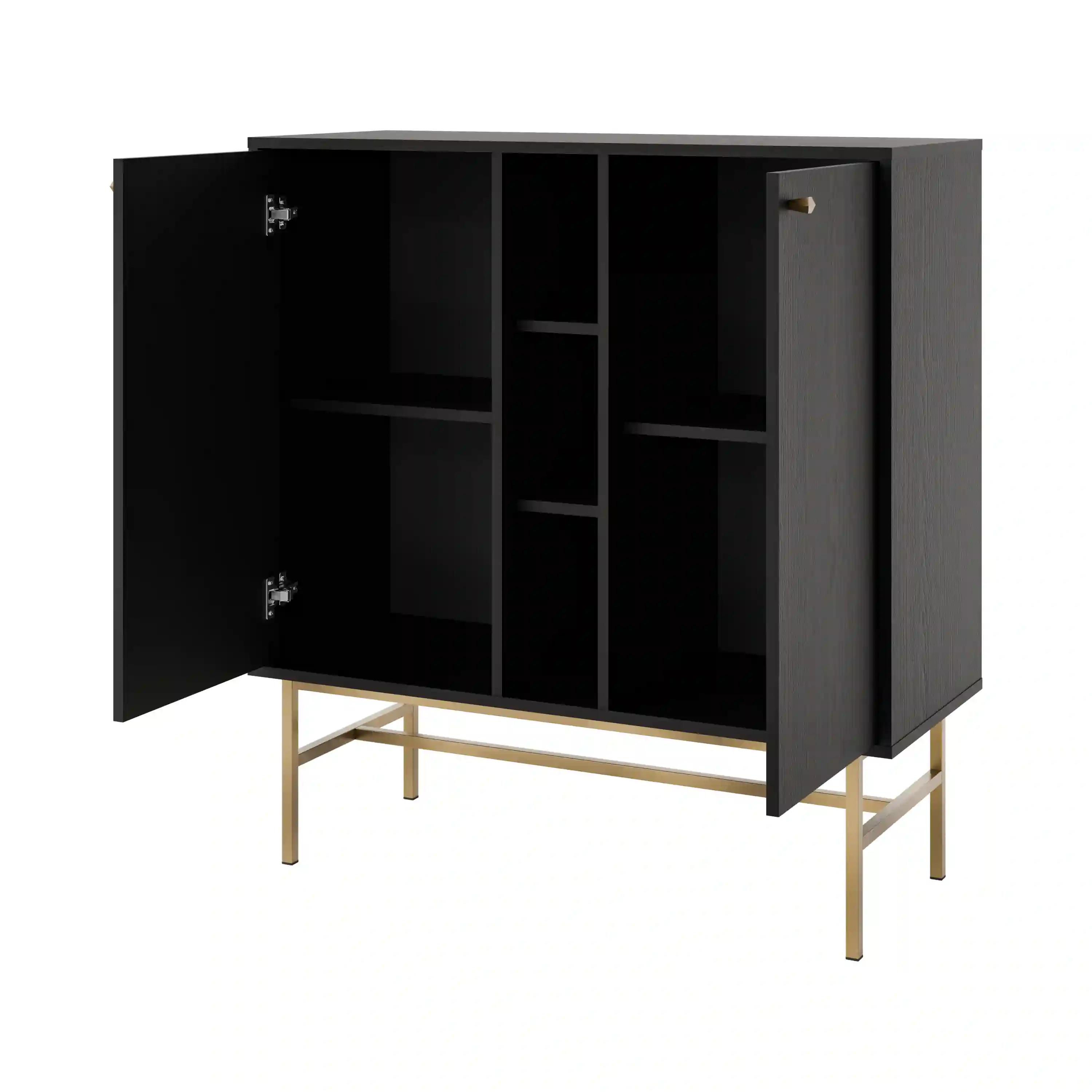 Kommode Sakai 3-2F T822 Schwarz