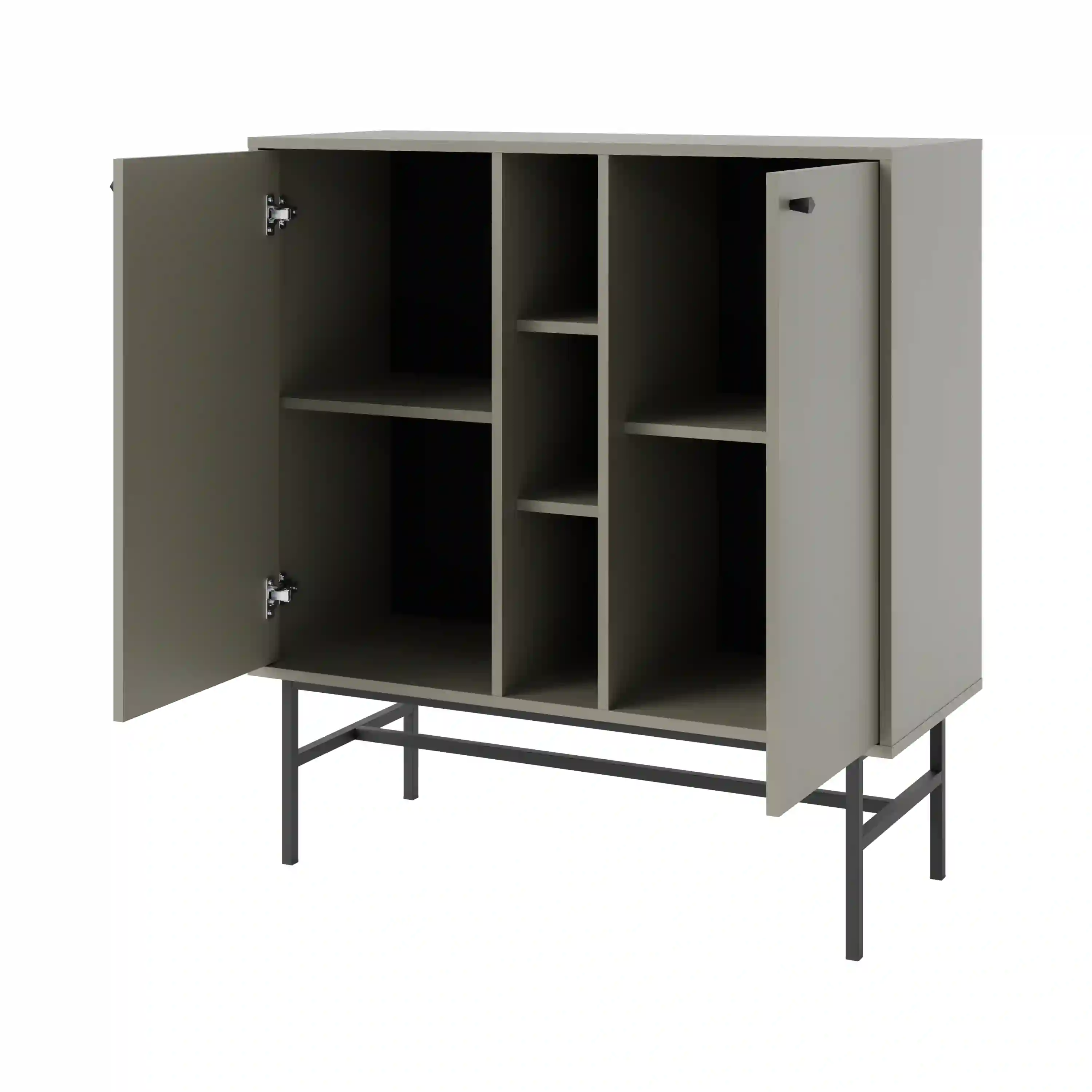 Komoda dwudrzwiowa do salonu Sakai 2F T822 Eukaliptus