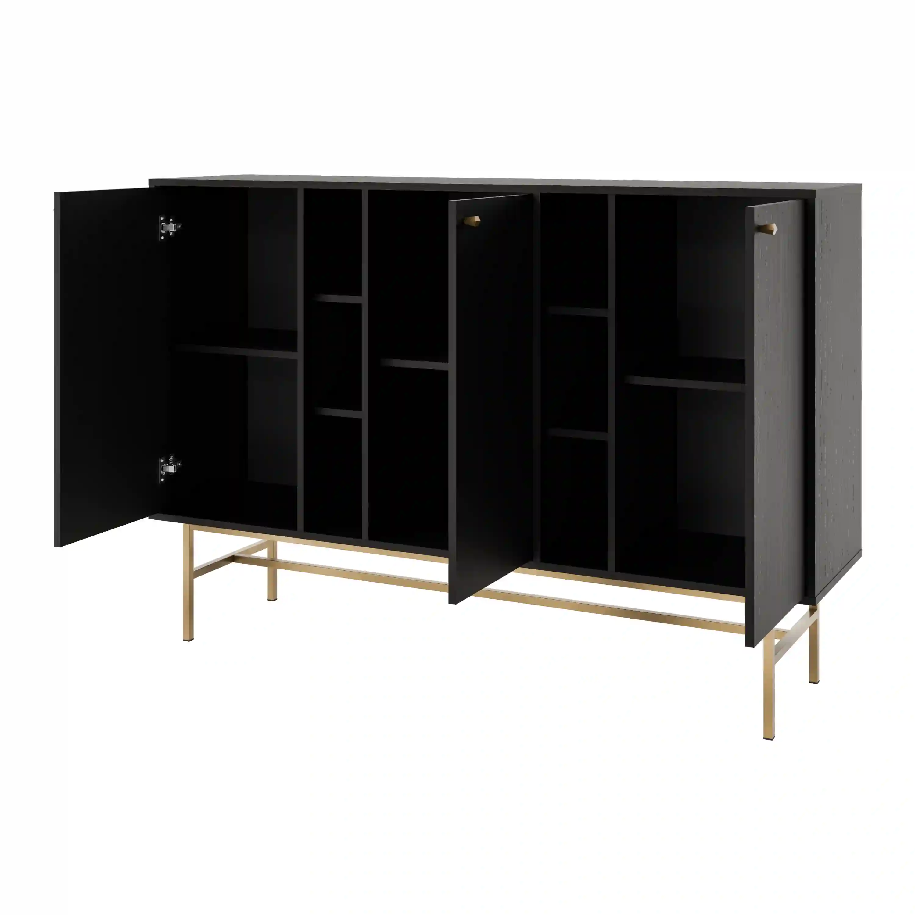 Kommode Sakai 3F T823 Schwarz