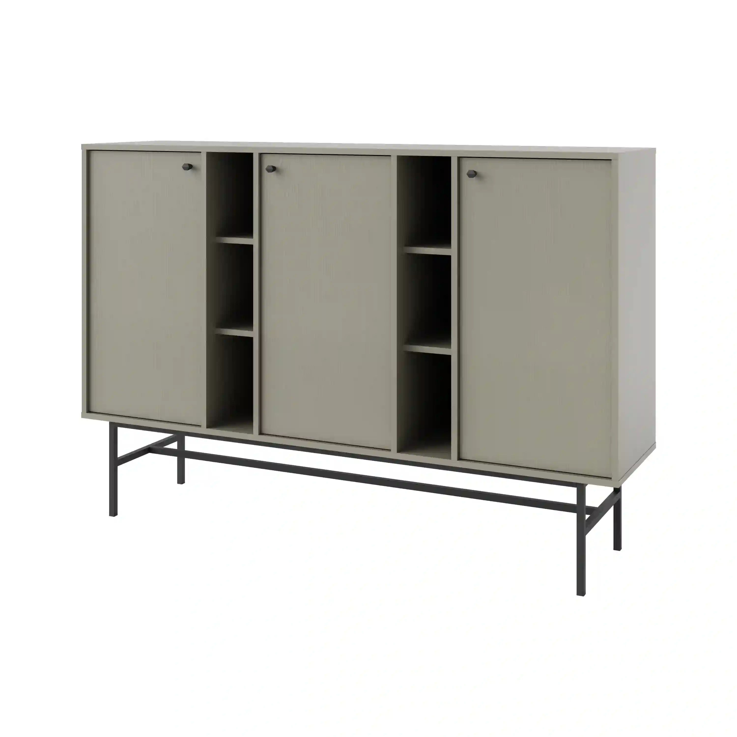 Komoda trzydrzwiowa do salonu Sakai 3F T823 Eukaliptus