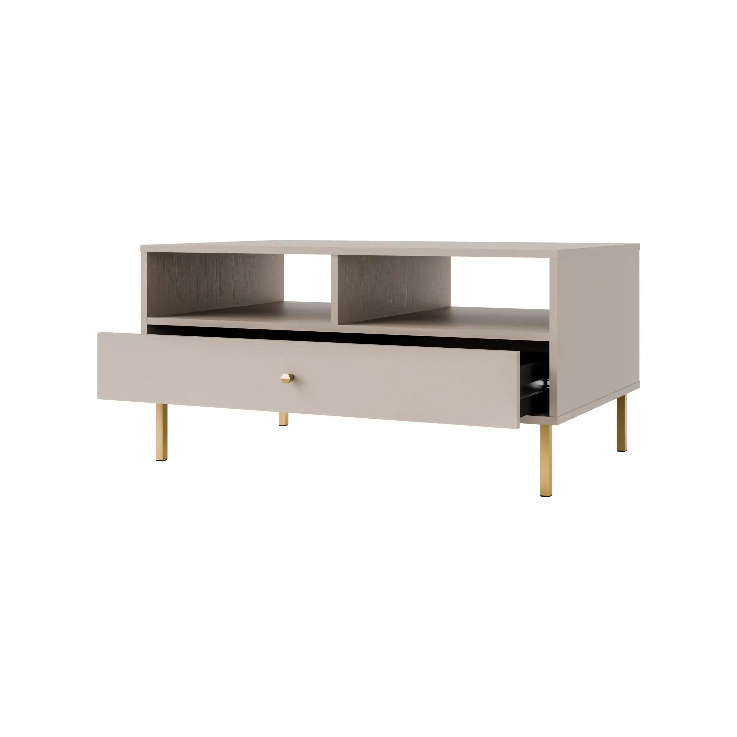 Couchtisch mit Schublade Sakai 1S T201 Beige