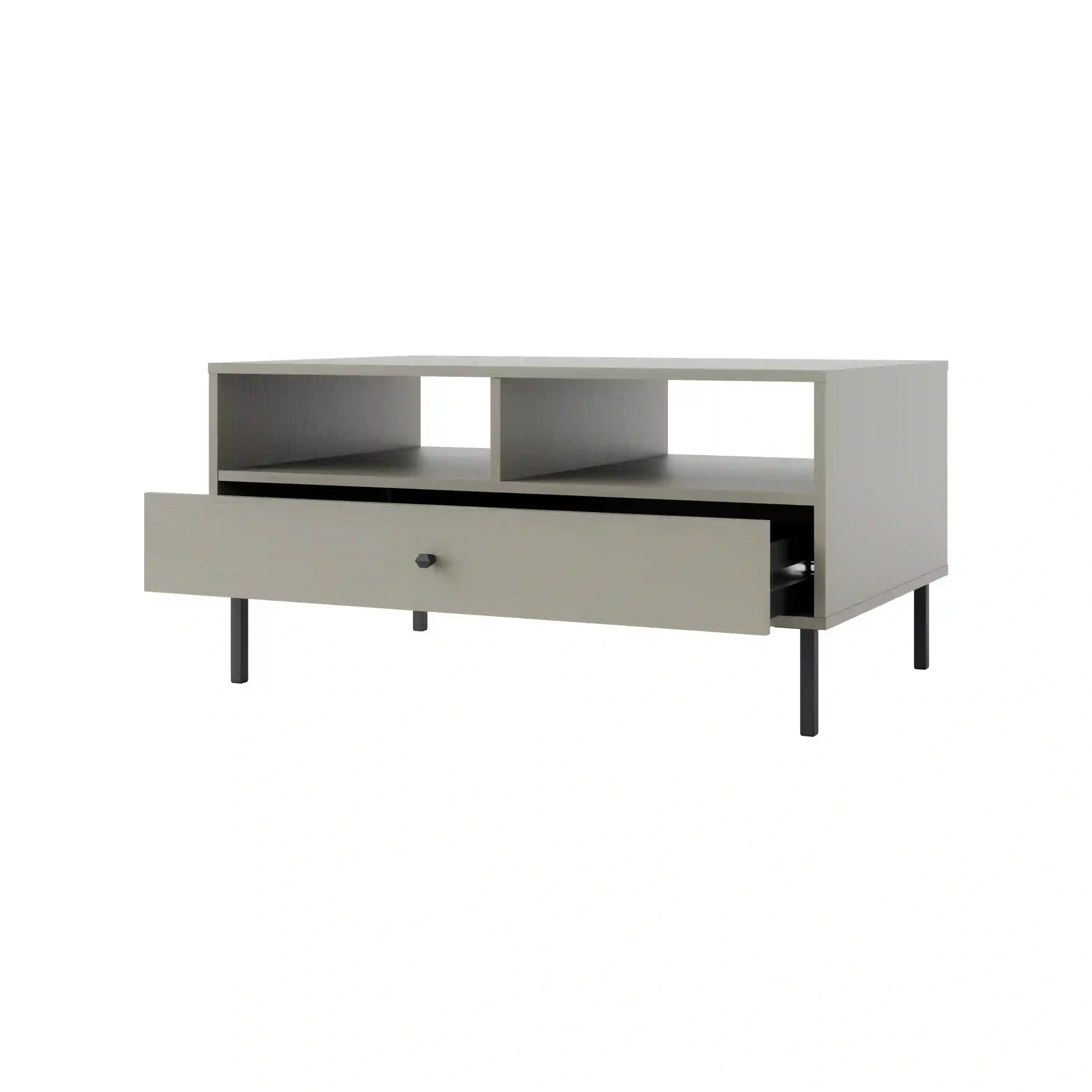 Stolik kawowy z szufladą do salonu Sakai 1S T201 Eukaliptus