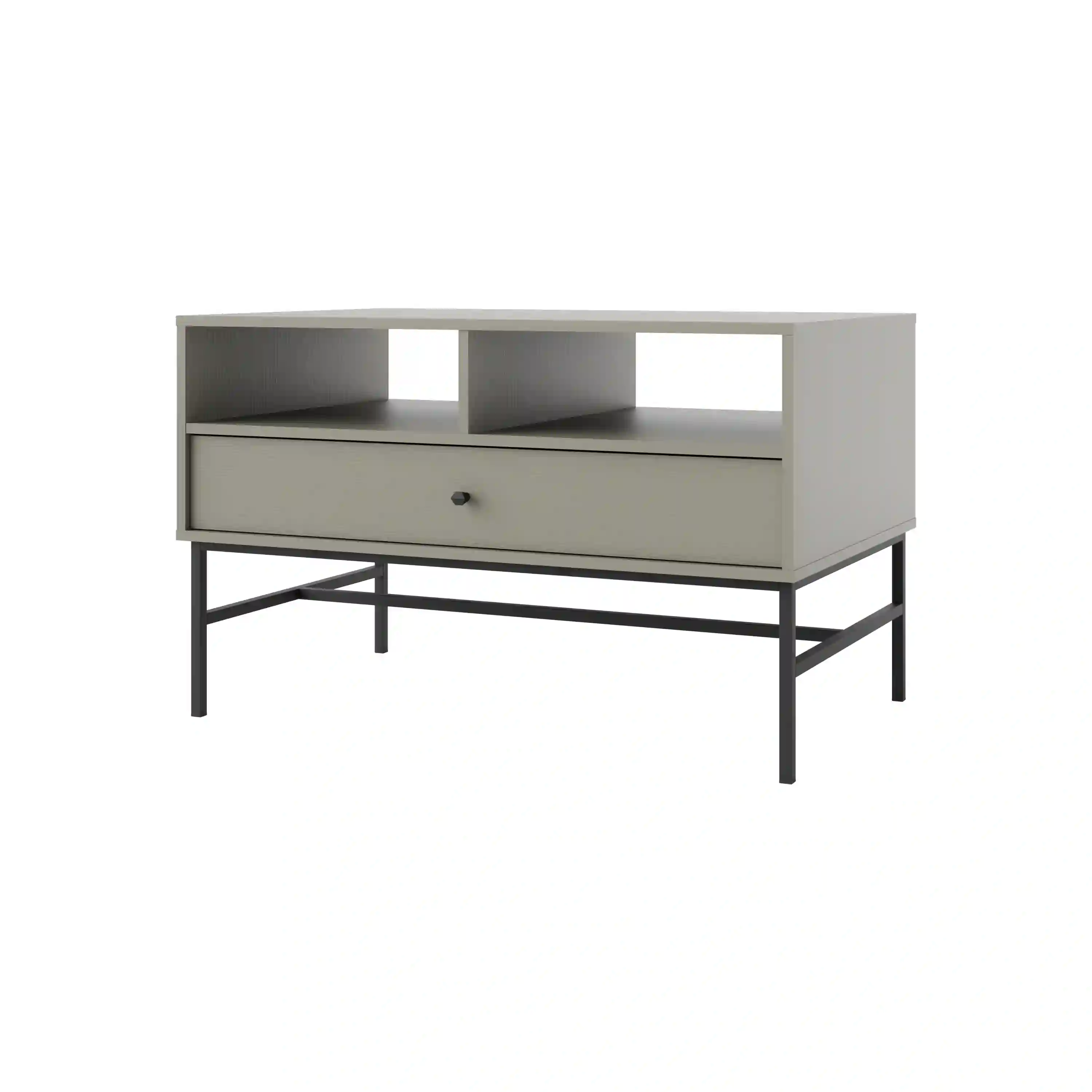 Stolik kawowy z szufladą do salonu Sakai T201 Eukaliptus