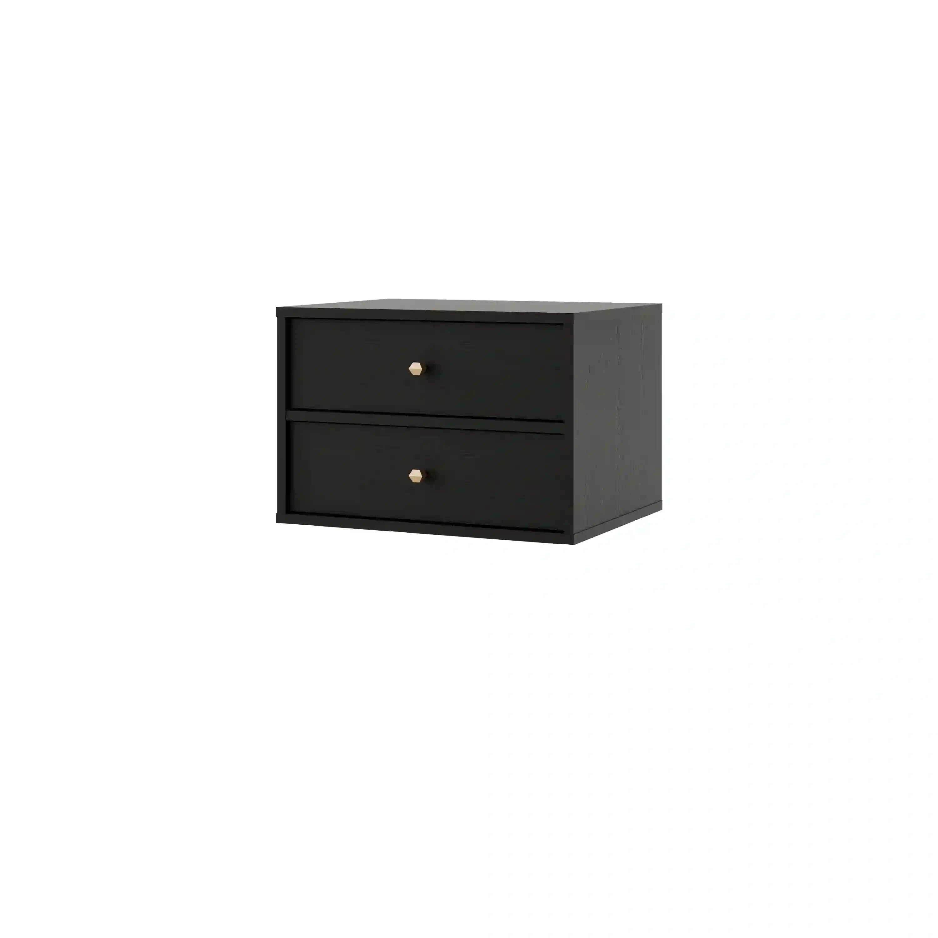 Hängende TV-Kommode Sakai 4-2K-1S T313 Schwarz