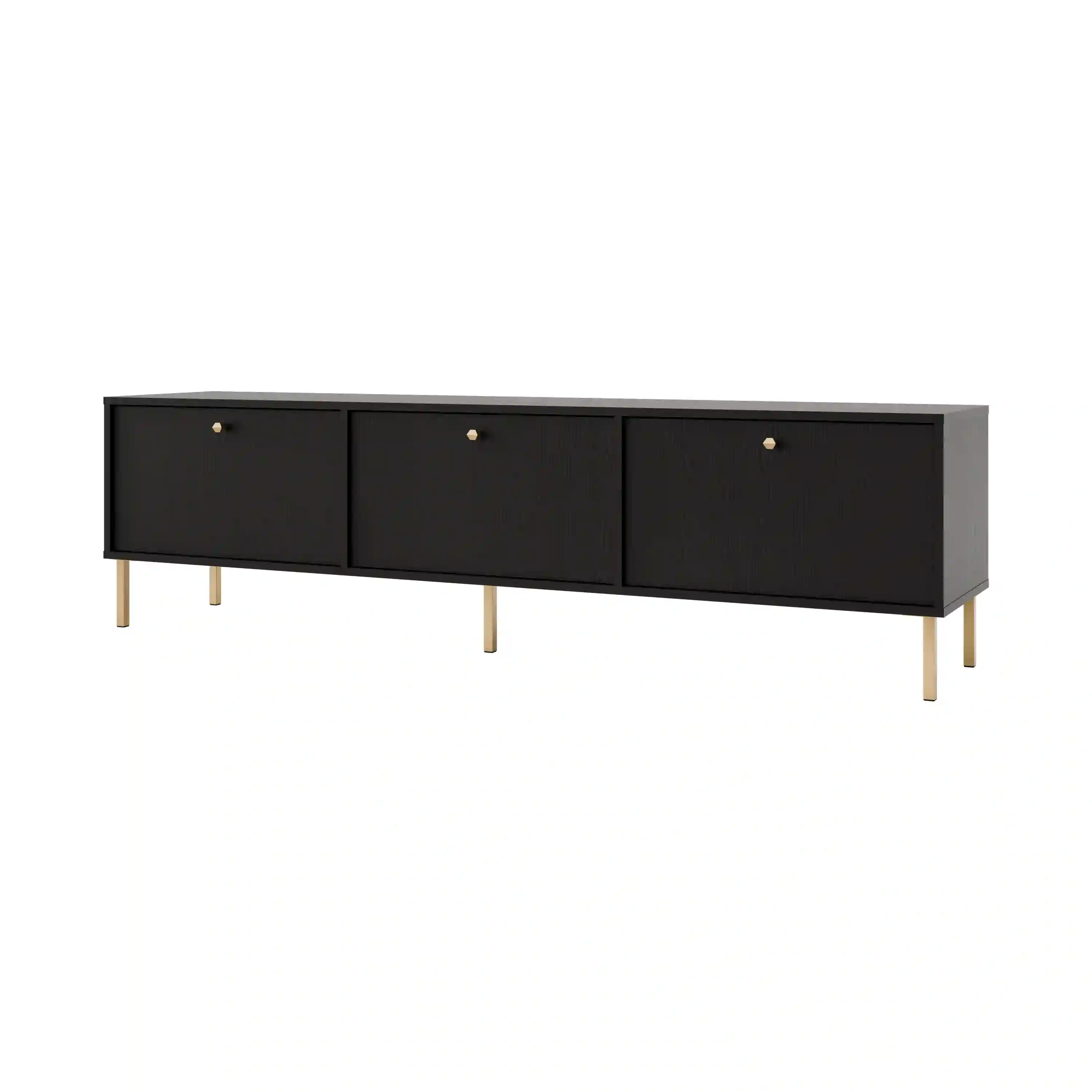 TV-Lowboard Sakai 3K T303 Schwarz