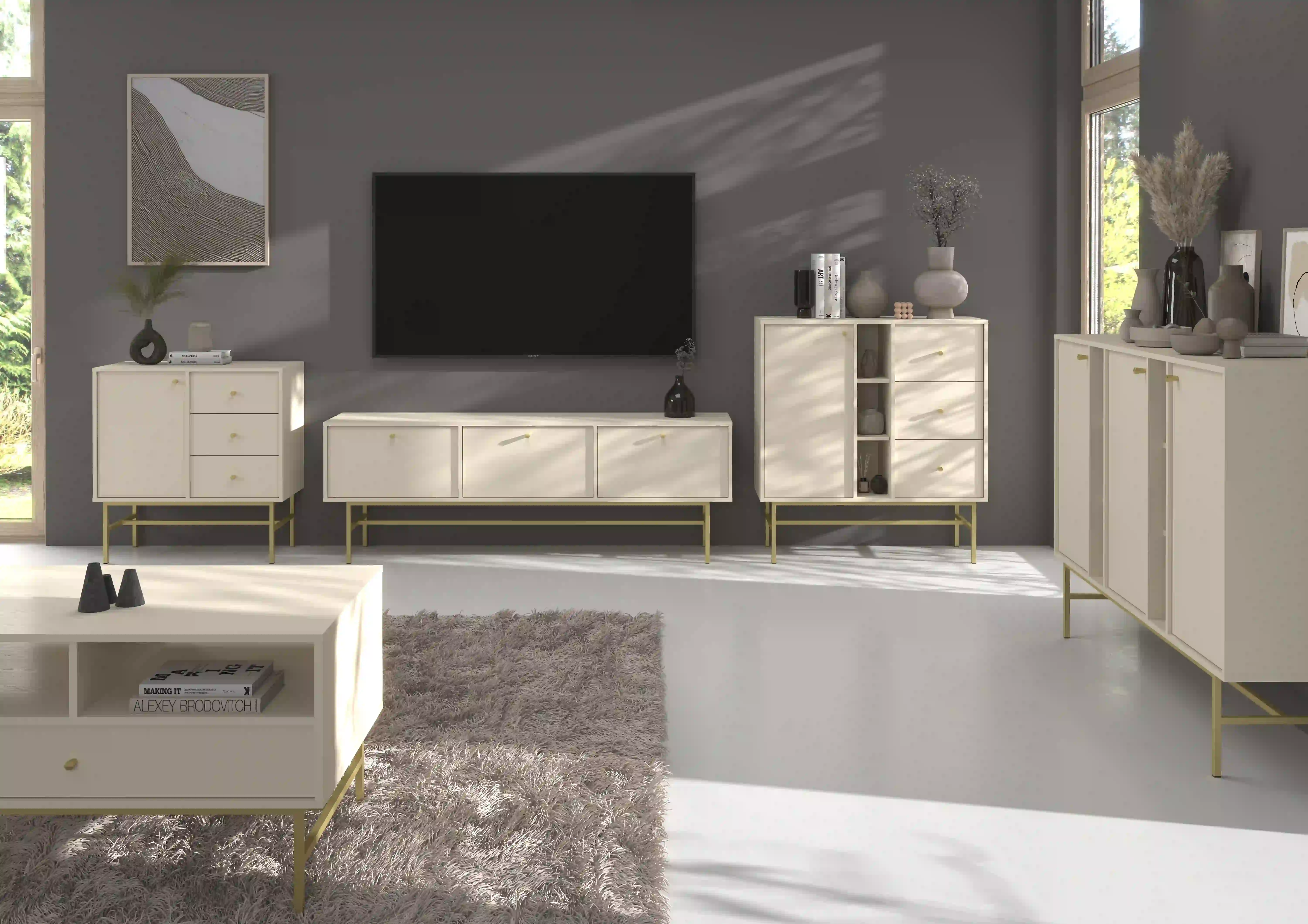 RTV-Möbel Sakai 3-2K T302 Beige