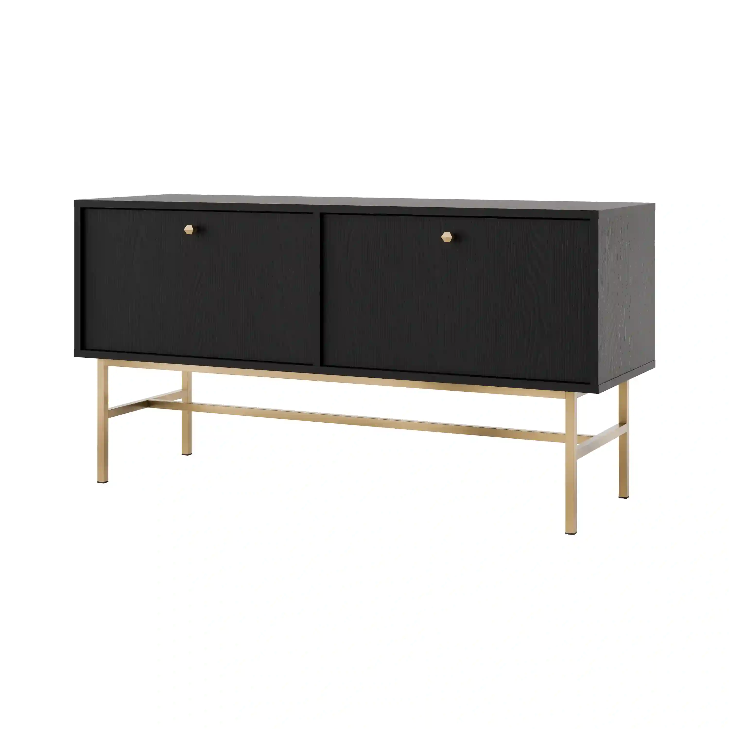 TV-Schrank Sakai 2K T302 Schwarz