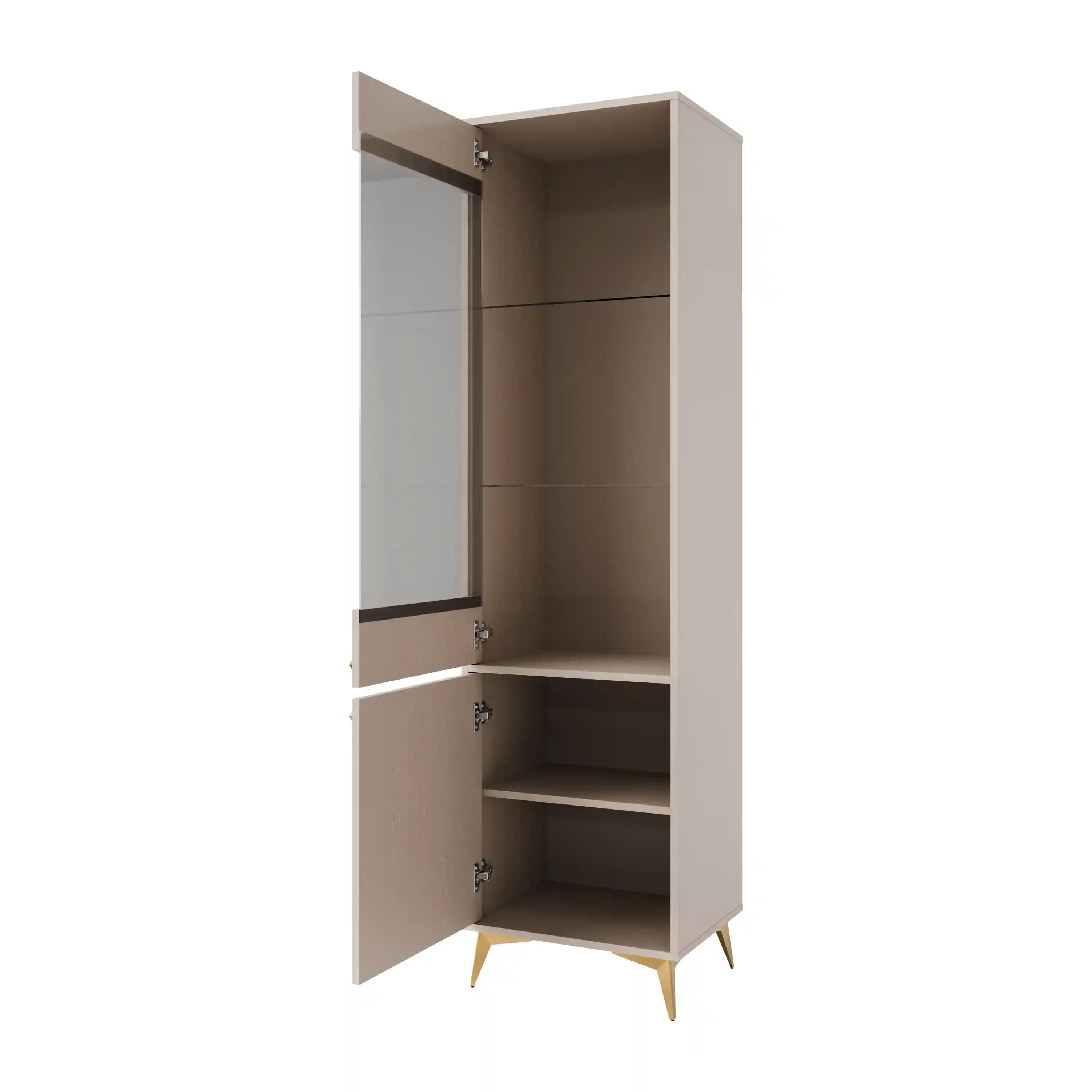 Glasvitrine Sakai 1-2F T101 Beige