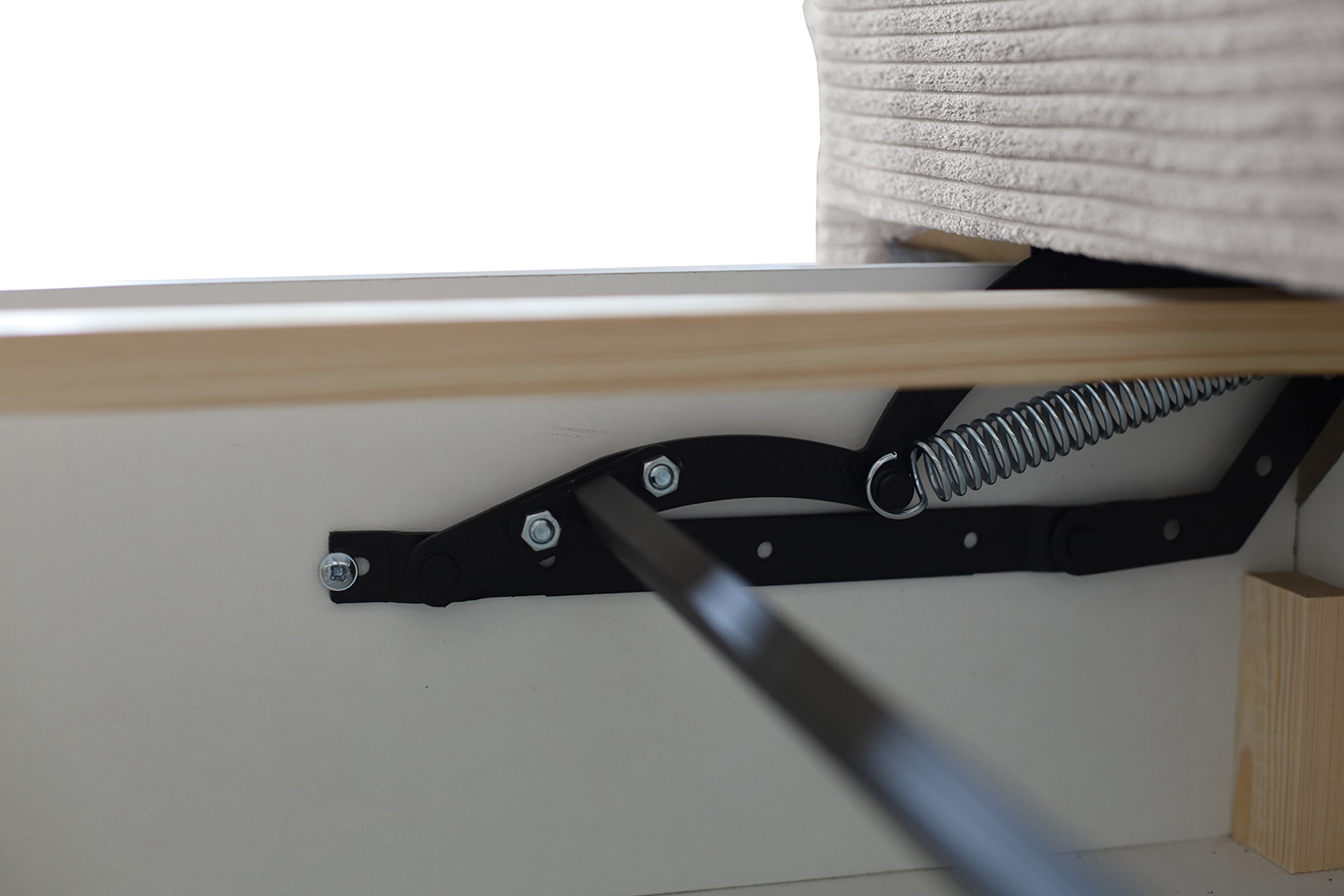 Schlafsofa mit Schlaffunktion SILVER PRIMA Bouclé Beige