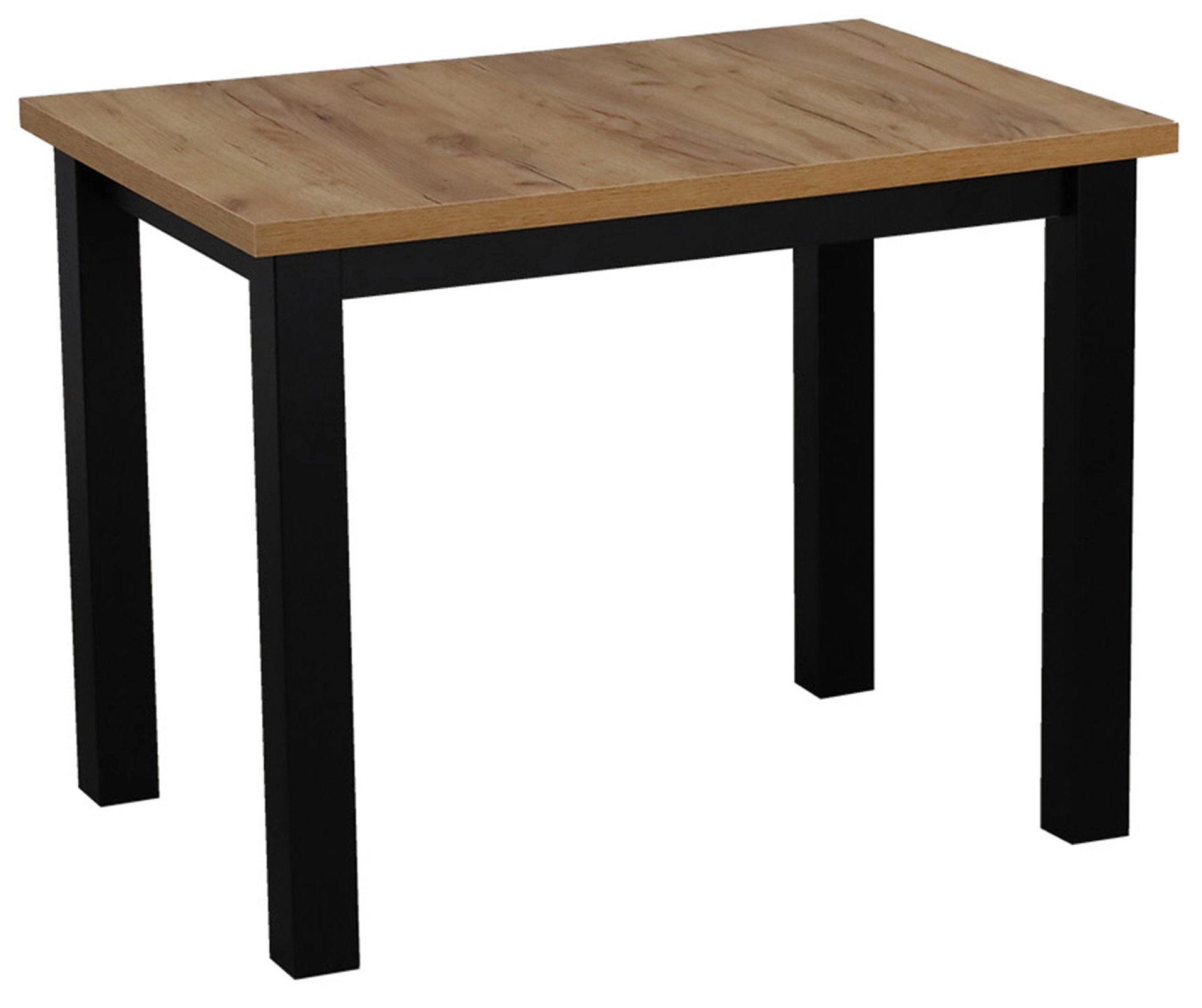 Küchentisch Esstisch LAP 100x70 Schwarz/Eiche Craft