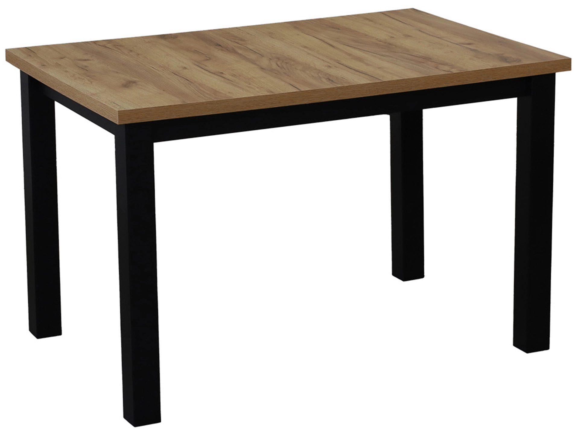 Küchentisch Esstisch LAP 120x80 Schwarz/Eiche Craft