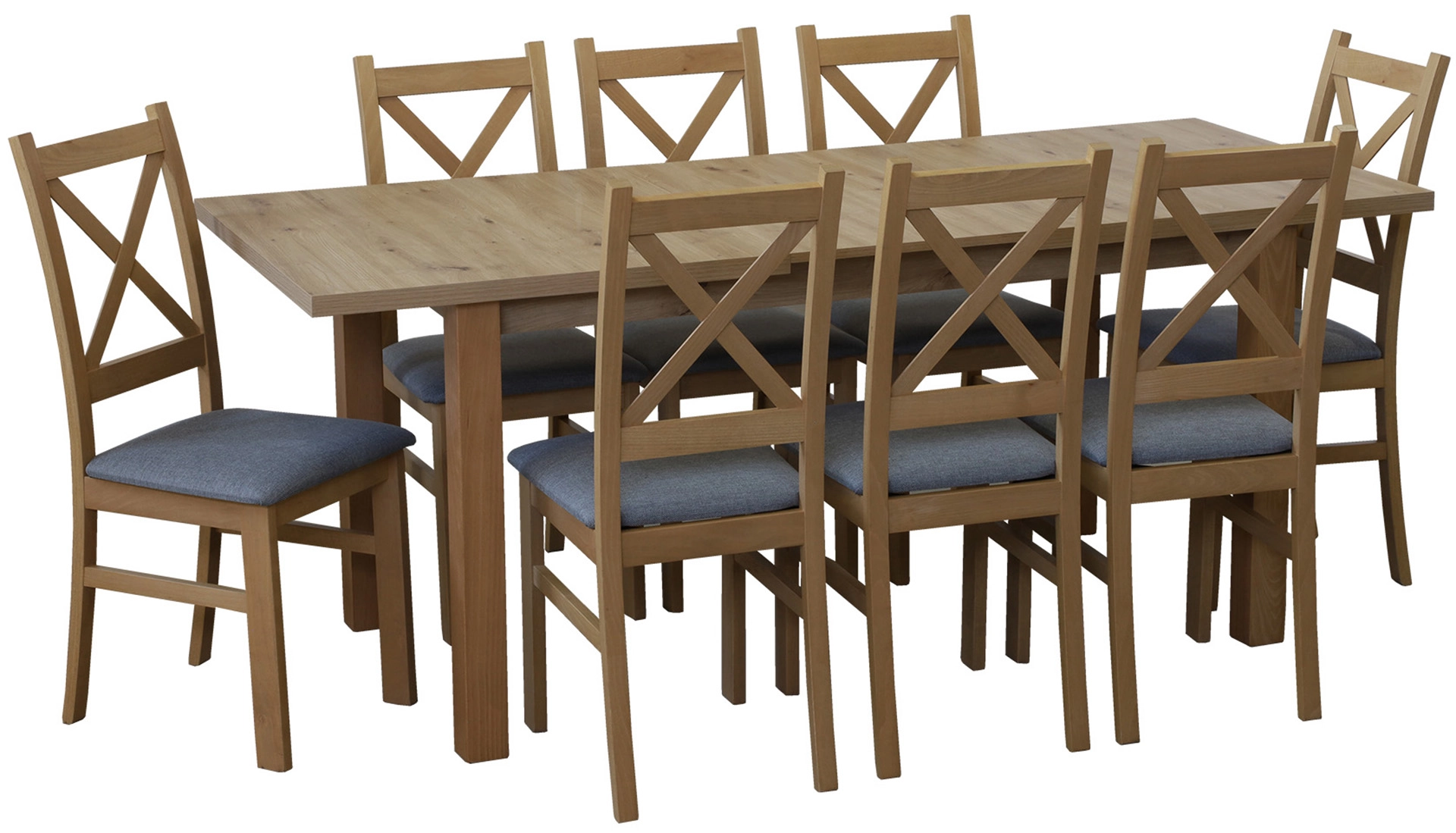 Ausziehbarer Küchen- und Esstisch LAP 150x80 Eiche Artisan