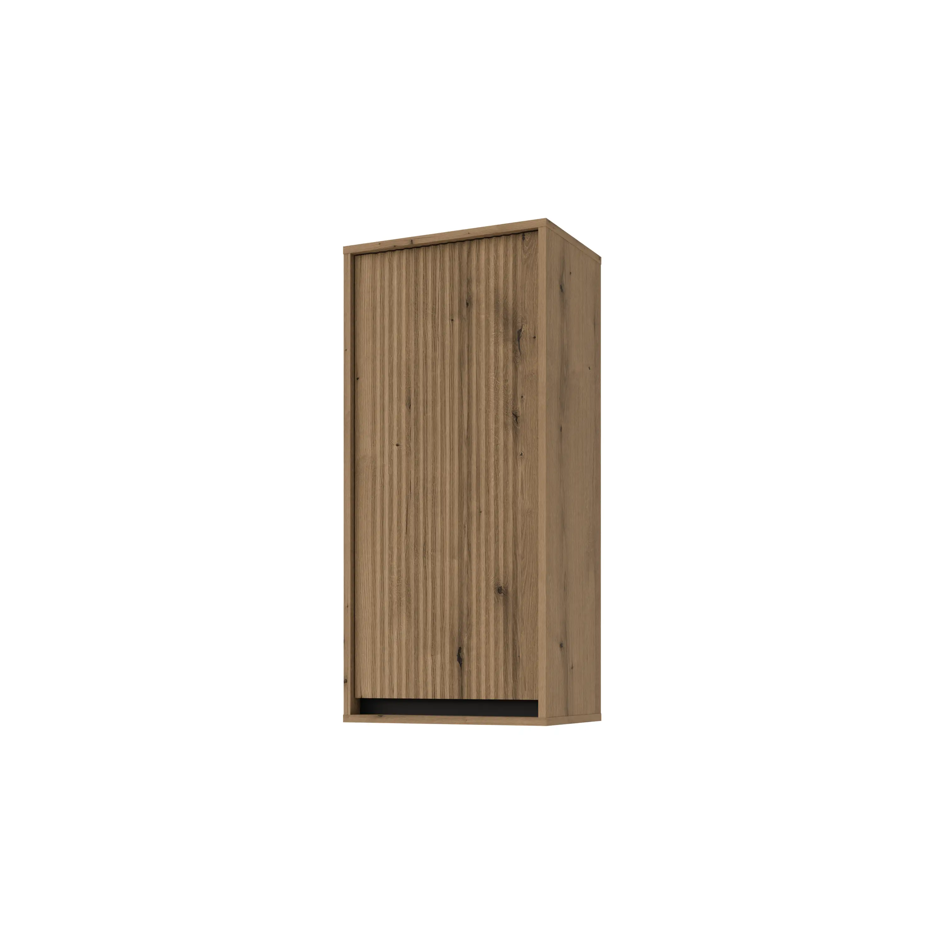 Yukashi Hängeschrank mit geriffelter Front 1F T501 Eiche Evoke