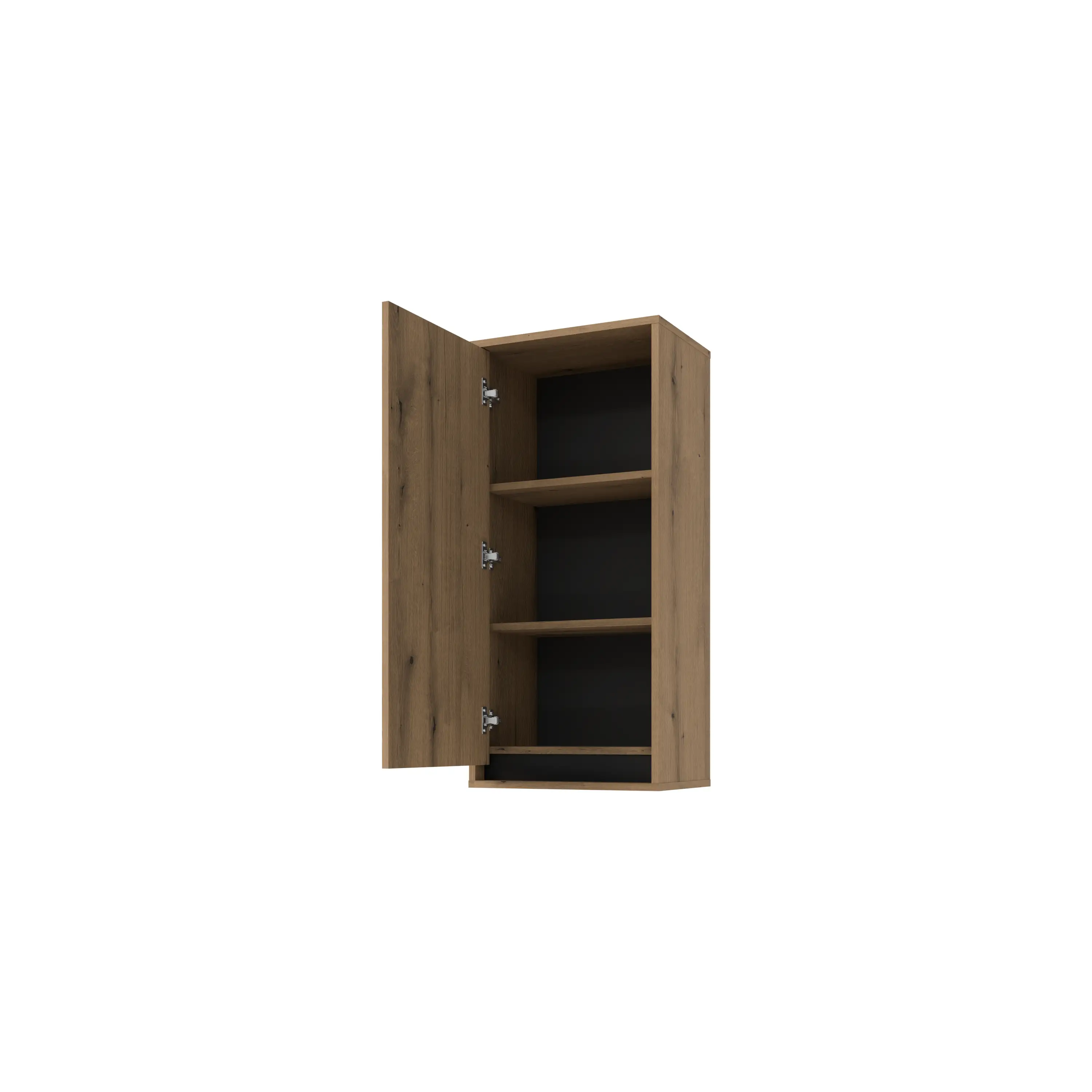 Yukashi Hängeschrank mit geriffelter Front 1F T501 Eiche Evoke