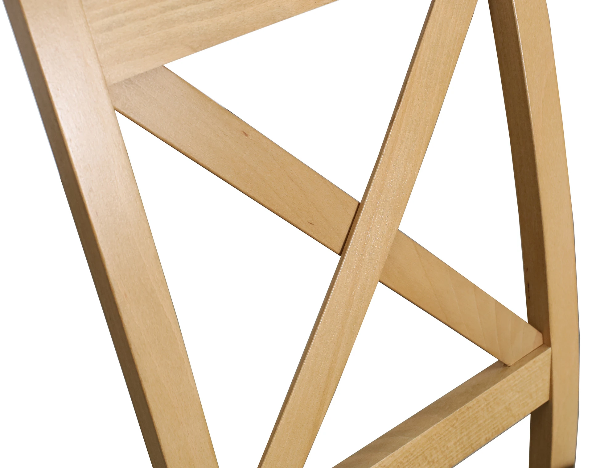 Set 6x gepolsterter Kreuzstuhl für das Esszimmer Eiche Artisan/Türkis