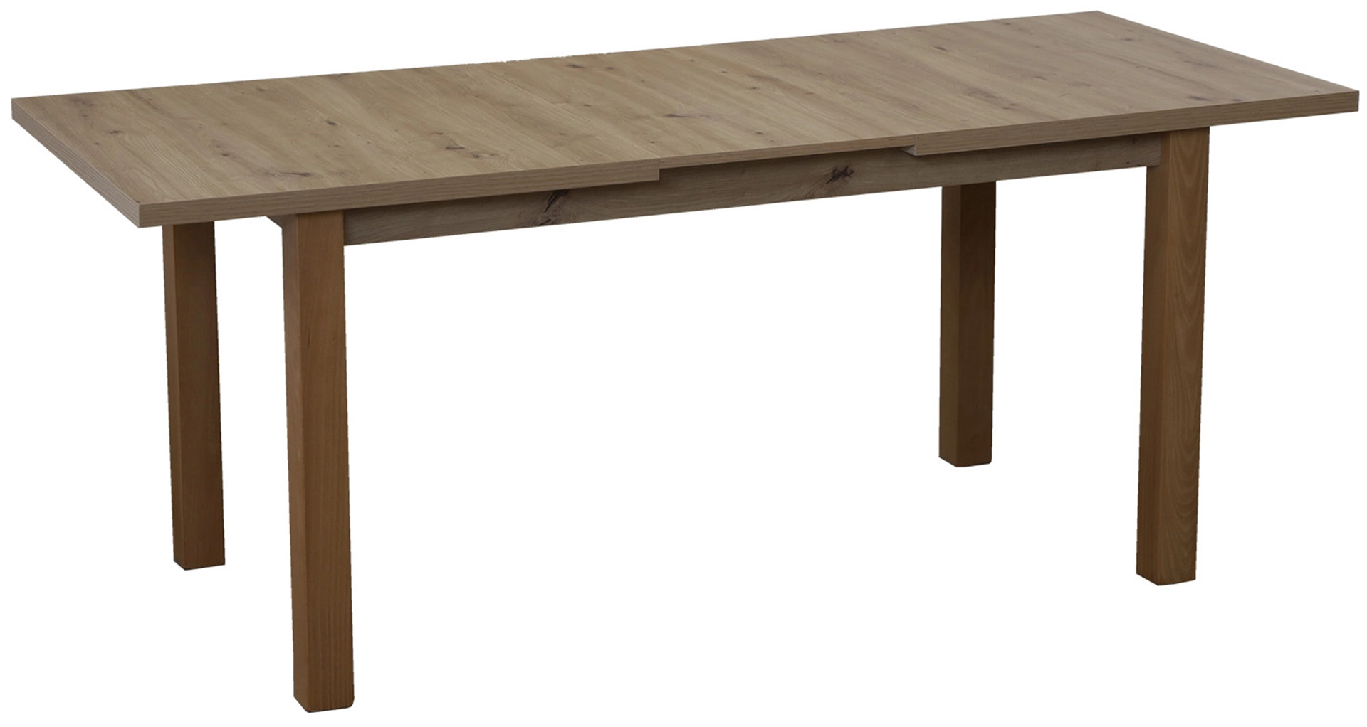 Ausziehbarer Tisch 150/190x80 mit 4 Stühlen M012-4 Eiche Artisan