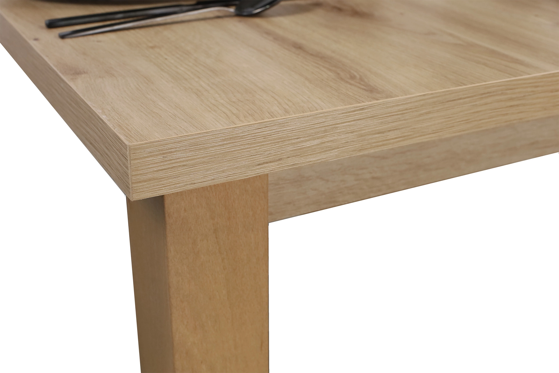 Set aus ausziehbarem Tisch 150/190x80 mit 6 Stühlen M018-6 Eiche Artisan