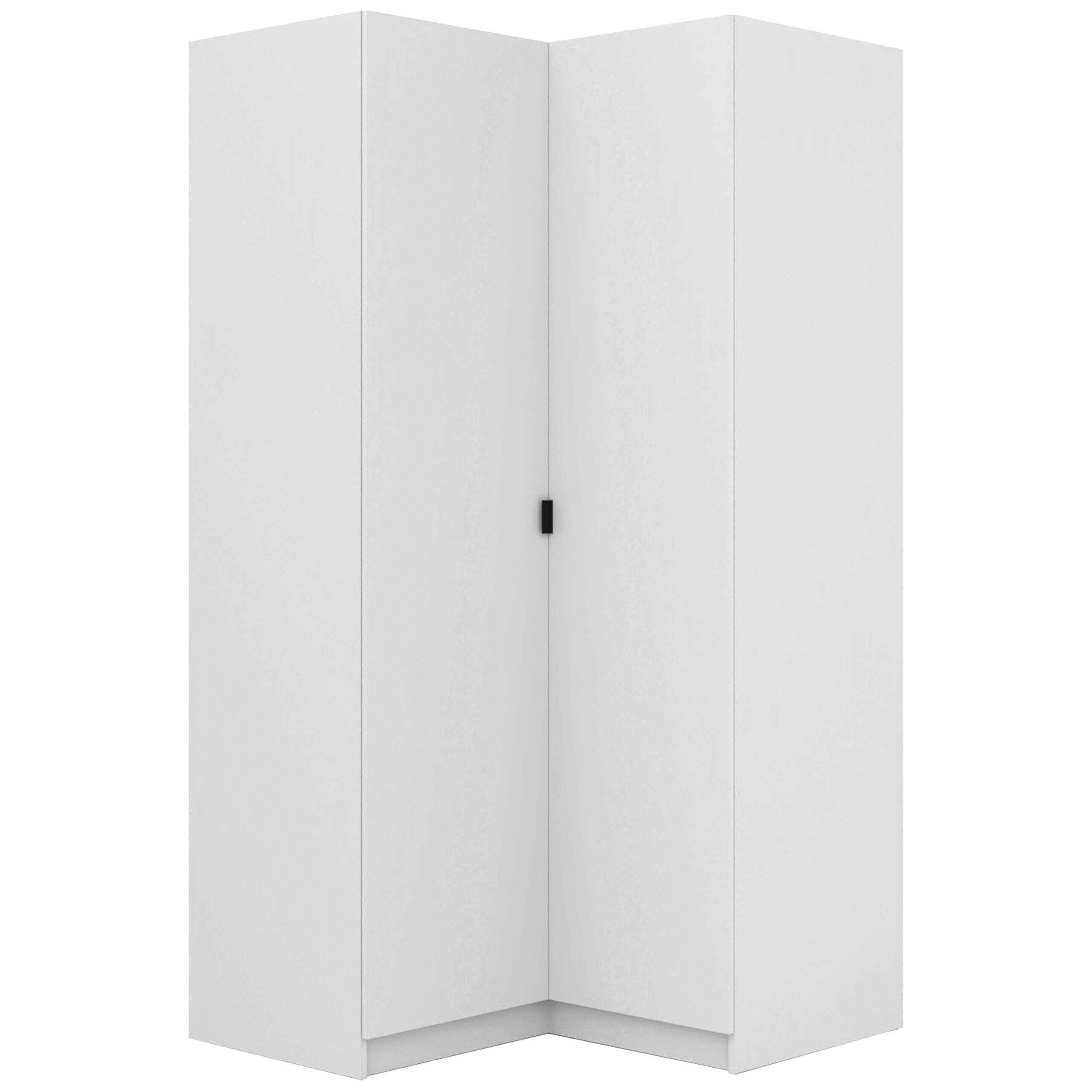 Eckschrank 50 cm für modularen Kleiderschrank FOXEN Weiß