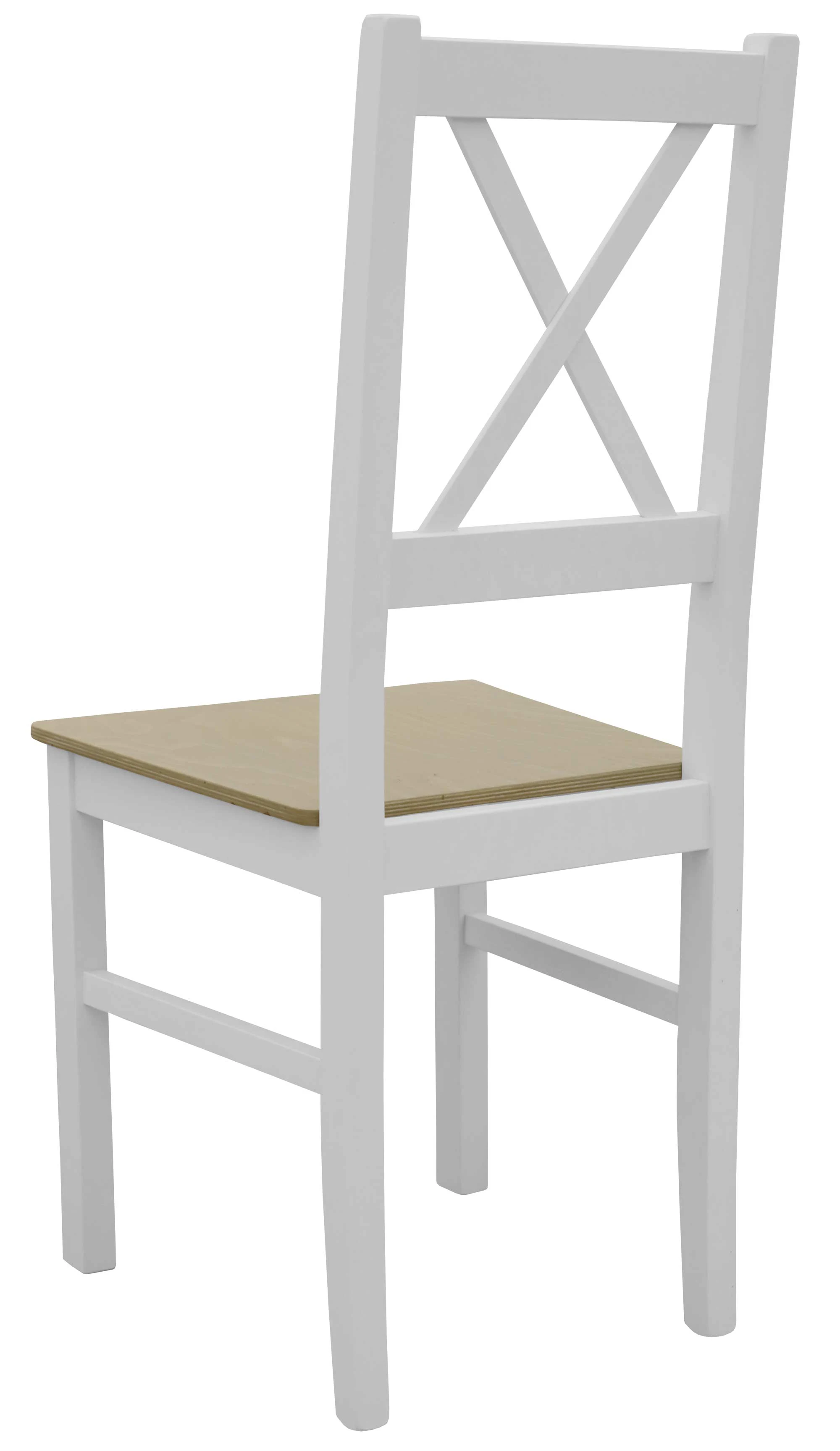 Set aus 2x Holzstuhl NIL10D Weiß/Eiche Grandson