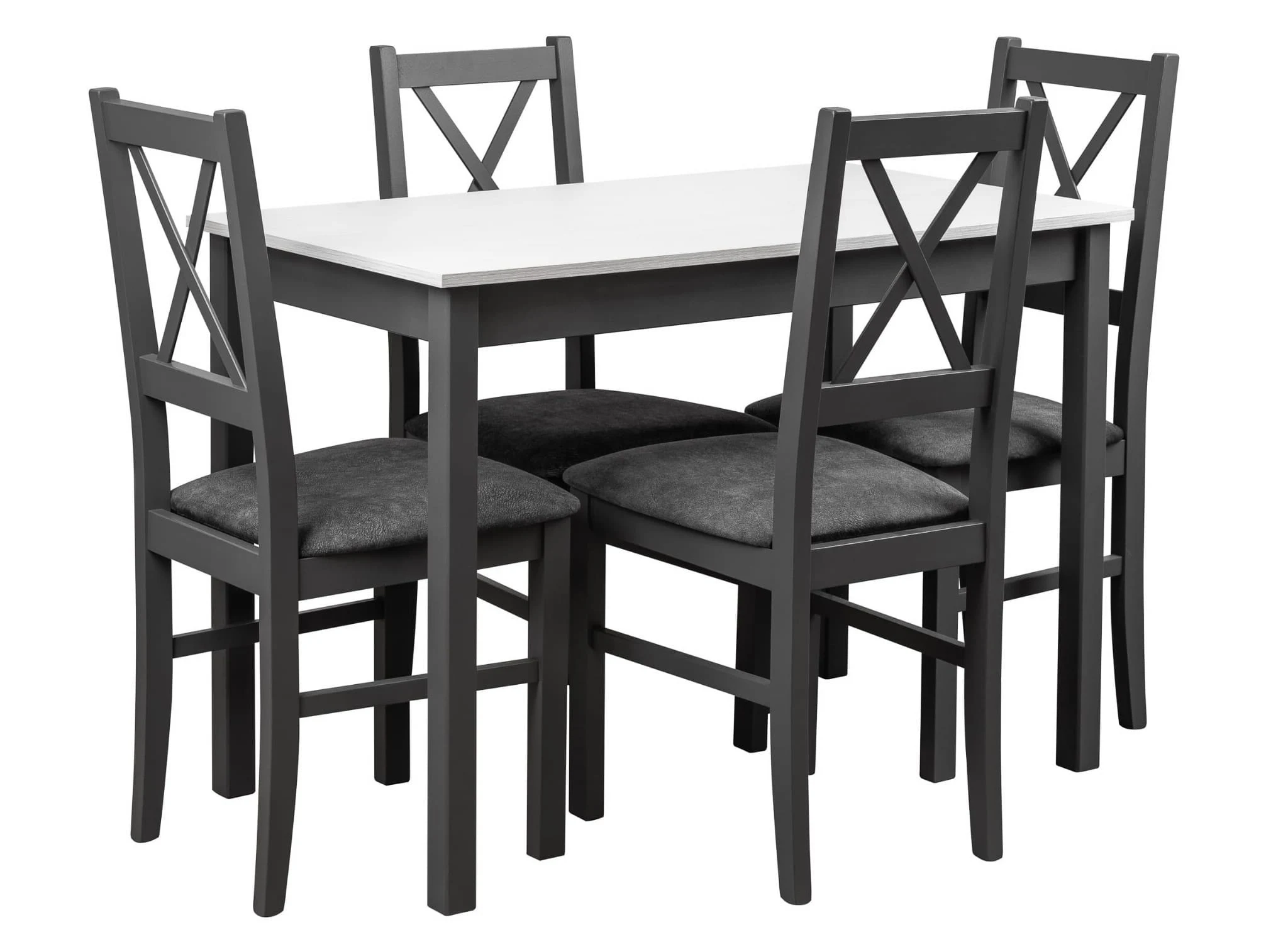 Set aus 6x Holzstuhl NIL10 Graphit