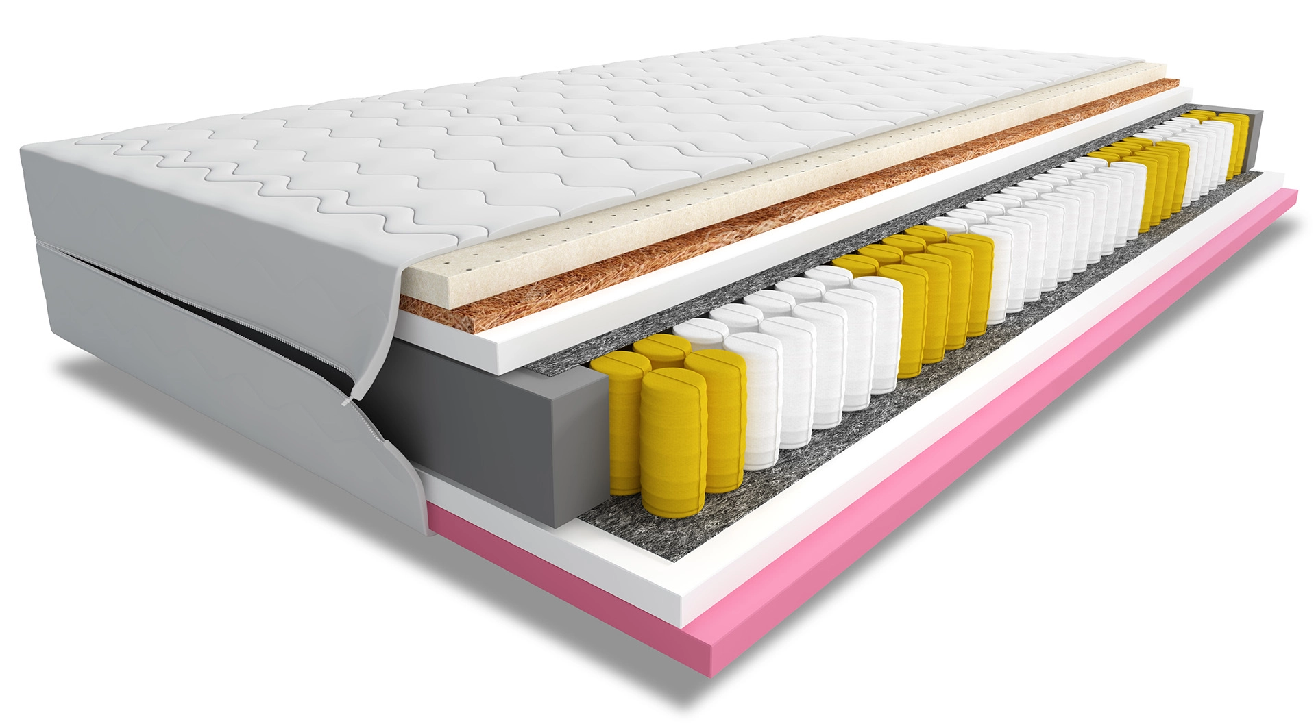 Materac do spania kieszeniowy Suamo 90x200 jednoosobowy